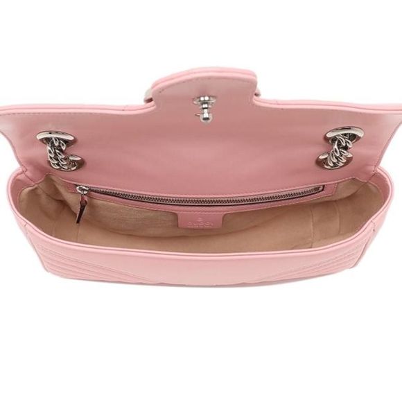 Gucci Shoulder Bag GG Marmont Pink - Picture 2 of 8